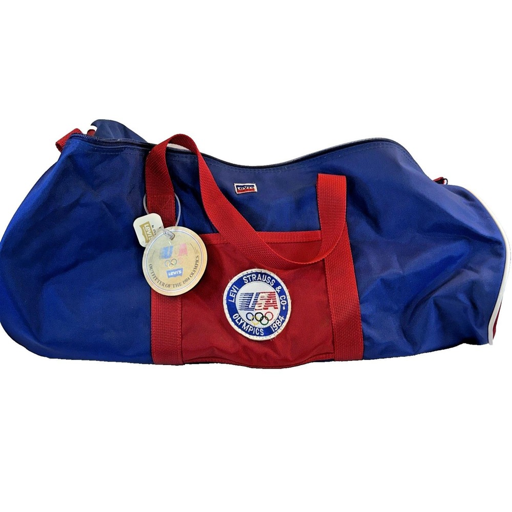 VTG 1984 Levis Team USA Olympics Duffle Gym Bag NWT Deadstock LA Los Angeles